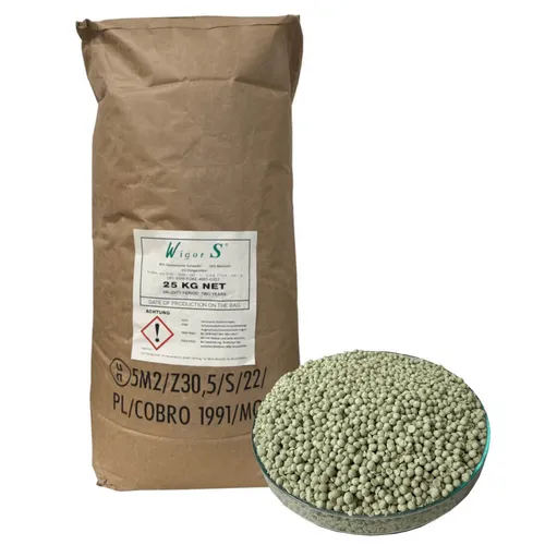 Wigor S Schwefeldünger 25kg Bentonit Schwefellinsen Stickstoff- Nitrateinsparun