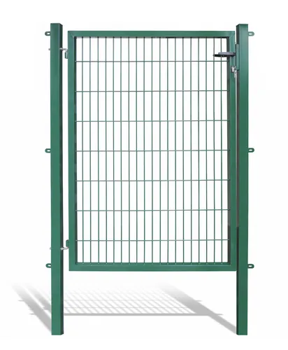 Gartentor für Stabmattenzaun, grün, BxH: 1200x1600mm - Gartentor aus pulverbeschichtetem Metall, korrosionsbeständig und abschließbar – ideal für sichere Zugänge in Ihrem Garten.