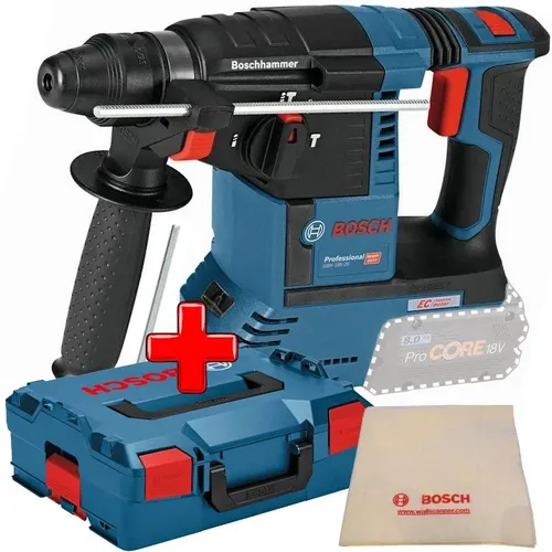 Bosch Professional 18V System Akku Bohrhammer GBH 18V-26 - SDS Plus, 2,6 Joule Schlagenergie für leistungsstarkes und flexibles Arbeiten