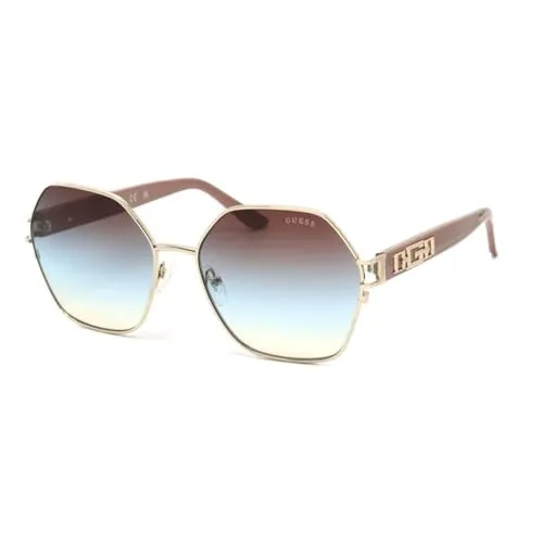 GUESS GU7913 Sonnenbrille, Damen, Gold/Mehrfarbig von GUESS