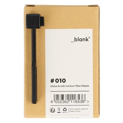 _blank #010 | Nadelbürste für Schallplattennadeln | Kohlefaser | Carbon | schwarz