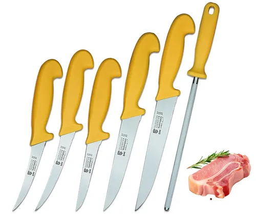 SMI 6 Stück Metzgermesser Set aus Solingen