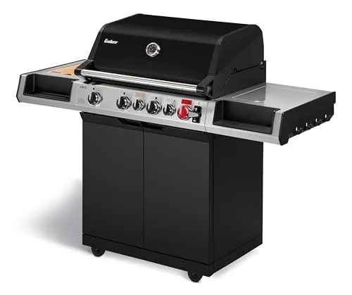 Enders® UNIQ 4 IK CRUSTER Grill schwarz/silber von Enders