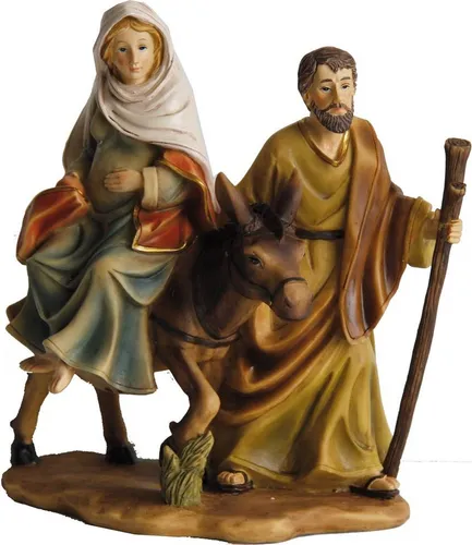 Krippenfigur Herbergssuche 18,5 cm - Entdecken Sie die detailreiche Krippenfigur Herbergssuche, ideal für Ihre weihnachtliche Dekoration. Perfekt geeignet für den Krippenbau und in Kombination mit weiteren Figuren, um eine stimmungsvolle Atmosphäre zu schaffen.