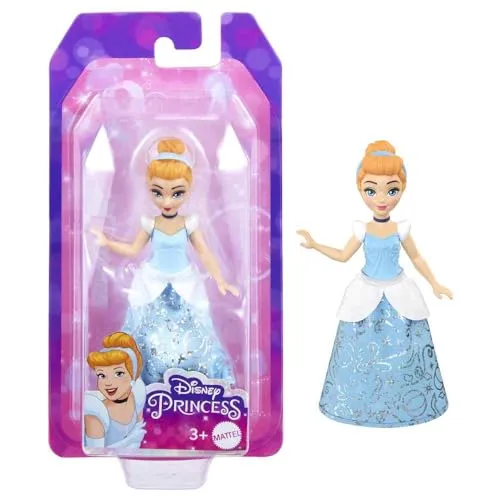 Disney Prinzessinnen – MTHLW73 – Puppe mit Gelenken, 9 cm – Cinderella Charakter