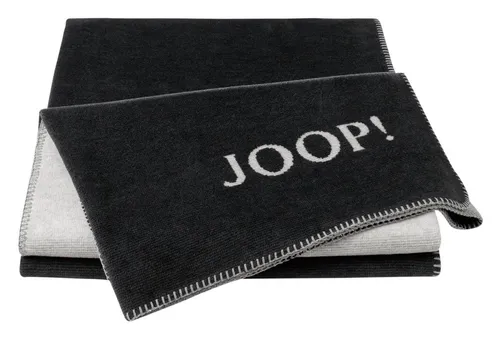 JOOP! Wohndecke grau aus Baumwollmischgewebe - Stylische JOOP! Wohndecke in elegantem Grau, gefertigt aus hochwertigem Baumwollmischgewebe. Ideal für gemütliche Abende und stilvolle Akzente in Ihrem Wohnraum.