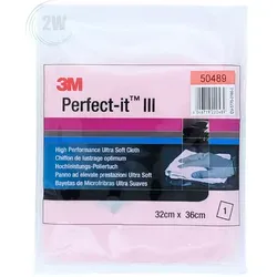 3M Poliertuch Perfect-it III Ultra Soft, rosa, Mikrofasertuch - Autoreinigung & Pflege - Hochwertiges Anti-Hologramm Poliertuch für glänzende, streifenfreie Ergebnisse ohne Mikrokratzer. Sehr saugfähig und fusselfrei, ideal für professionelle Fahrzeugpflege.