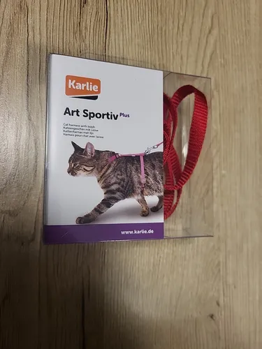 Katzengarnitur,Geschirr & Leine, Rot,Freilauf Set,Karlie,Katze,Nylon,Neu, 🐈‍⬛🐈