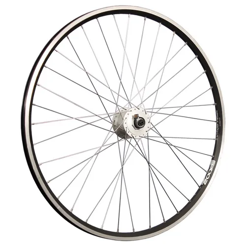 Laufrad 28 Zoll Vorderrad Hohlkammer geöst Shimano Nabendynamo C3000 schwarz QR