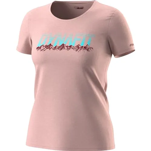 Dynafit Graphic CO Damen T-Shirt - Lila - Größe 38 - Stylisches Damen T-Shirt von Dynafit, ideal für Sport und Freizeit. Atmungsaktives Material sorgt für optimalen Tragekomfort.