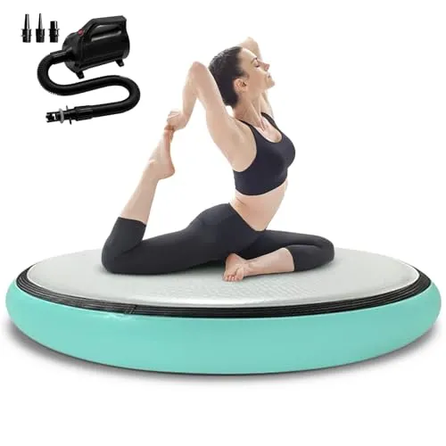 PPXIA Airspot Air Matte – Aufblasbare Gymnastikmatte 20 cm Höhe mit Pumpe