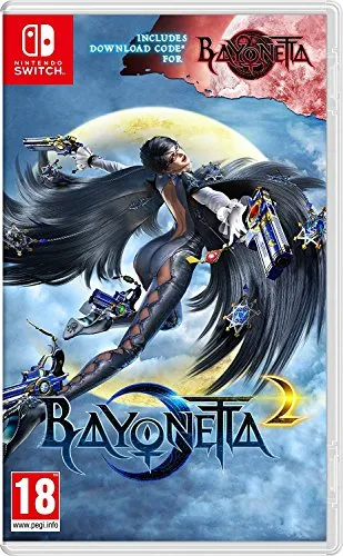 Nintendo Switch Bayonetta 2 + 1 Download-Code - Actionspiel für Nintendo Switch, inklusive Download-Code für Bayonetta 1. Erlebe spektakuläre Kämpfe und magische Fähigkeiten in einer fesselnden Geschichte!