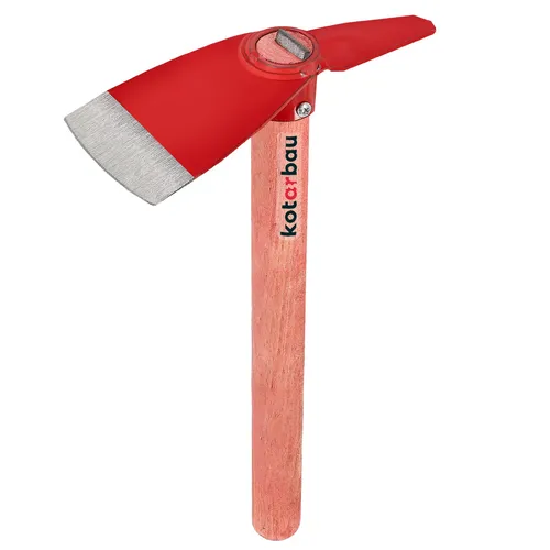 KOTARBAU® Gartenhacke mit Imprägnierter Holzstiel 34cm Unkrauthacke Markierung