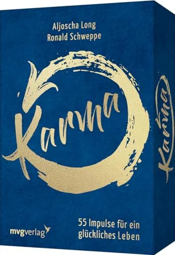 Karma: 55 Impulse für ein glücklicheres Leben. Kartendeck mit Inspirationen für mehr Optimismus und Lebensfreude. Das Schicksal selbst bestimmen durch gutes Karma und positive Energie