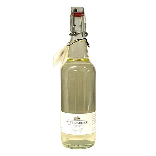 Brennerei Zur Alten Mühle - Alte Marille Fass-Edition - Williamsbirne - fassgereifte Marillen-Spirituose mit intensivem Geschmack, hergestellt im Schwarzwald, ideal für Genießer.