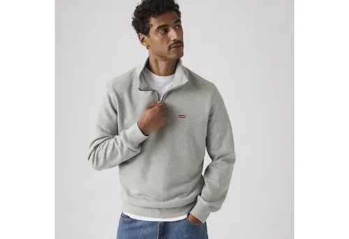 Levi's® Sweatshirt ORIGINAL HM 1/4 ZIP mit Troyer-Kragen und Logo-Stickerei
