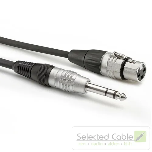 1,5m Adapterkabel 6,3mm Klinke 3-pol auf XLR weiblich SOMMER CABLE HBP-XF6S-0150