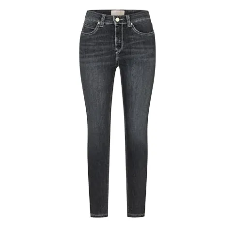 MAC Dream Skinny Jeans - ash net wash 2600-90-0357L D947 W00 L30 - Jeans aus robustem 10oz Denim für optimale Haltbarkeit und perfekten Tragekomfort, kombiniert deutsche Konfektionsweiten mit Inch-Längen.