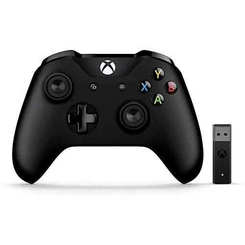 Microsoft Xbox Controller (mit Wireless Adapter für Windows) schwarz