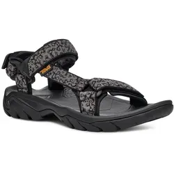 TEVA Terra Fi 5 Universal Sandale Herren Schwarz 43 - Wanderschuhe für Abenteuerlustige: Robuste und schnell trocknende Sandale mit verstellbarem Klettverschluss, ideal für Trails und Outdoor-Aktivitäten.
