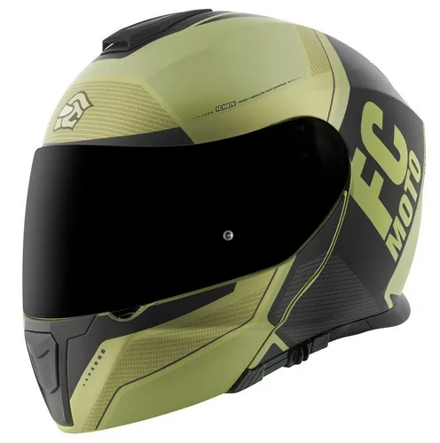 FC-Moto Novo Circuit Klapphelm in grün von FC-Moto