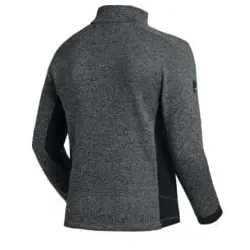 FHB Strickfleecejacke CHRISTOPH Gr. M anthrazit/schwarz - Funktionsjacken - Leichte, anschmiegsame Herren-Strick-Fleecejacke mit körpernaher Passform und praktischen Reißverschlusstaschen für optimale Funktionalität.