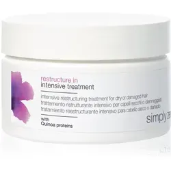 Simply Zen Restructure Intensive Treatment DUO PACK 2 x 200 ml - Shampoo für trockenes oder beschädigtes Haar, reichhaltige Aufbaucreme mit Ceramiden und Olivenöl, hinterlässt strahlendes, weiches und vitales Haar.