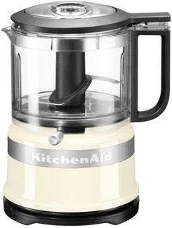 KitchenAid Zerkleinerer 5KFC3516ECA CREME - Küchenmaschine mit 240 W, einfache One-Touch-Bedienung und praktischer Eintropfmulde für müheloses Hacken und Pürieren.