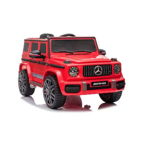 Wisam Elektro-Kinderauto Mercedes G63 Rotes - Das Mercedes G63 Elektro-Kinderauto bietet ein spannendes Fahrerlebnis für Kinder. Mit einfacher Bedienung und durchdachter Ausstattung ist es der perfekte Begleiter für Garten und Freizeit. Beleuchtung und Soundfunktionen sorgen für zusätzlichen Spielspaß.