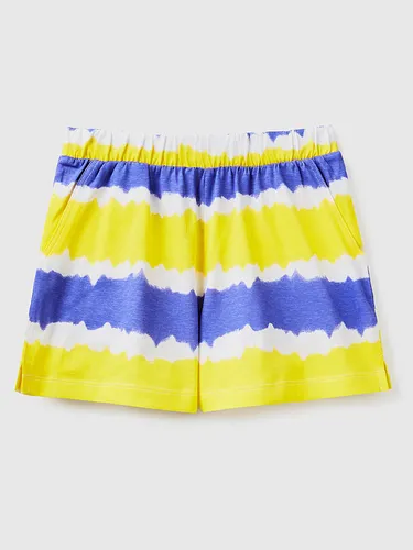 Benetton Shorts in Gelb/ Blau, Größe 122, Gelb/Blau, Kinder von Benetton