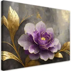 Feeby Leinwand Bilder in lila von Feeby