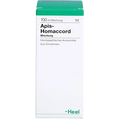 Apis Homaccord 100 ML - Homöopathisches Arzneimittel, ideal zur Unterstützung des Wohlbefindens, enthält 35 Vol.-% Alkohol und ist für Erwachsene geeignet.