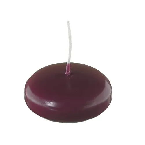 Unbekannt Kerzen, Schwimmkerzen Bordeaux 2,6 x 4,2 cm, 8 Stück