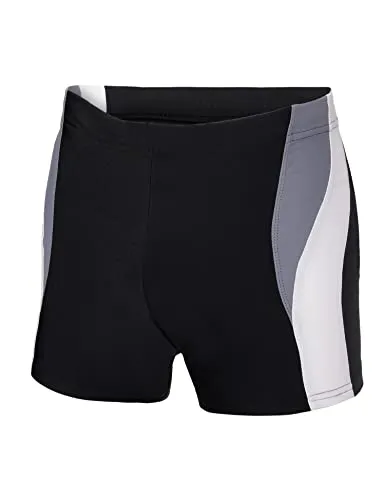 Ladeheid Badehose Herren kurz Boxershorts - Komfortable Bademode für Strand und Schwimmbad - Badeshorts für Herren aus hochwertigem Material, dreifarbig und elastisch für optimale Bewegungsfreiheit. Ideal für Strand und Schwimmbad, in verschiedenen Größen erhältlich.