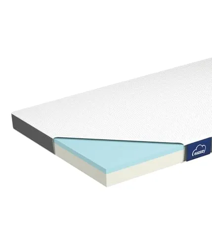 Genius Eazzzy Topper Classic 200x200cm - Orthopädischer Gelschaum-Topper für Matratzen - Matratzenauflage 200x200cm, ideal für Allergiker, bietet hervorragende Druckentlastung und optimale Feuchtigkeitsregulierung für einen erholsamen Schlaf.