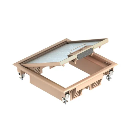 OBO Bettermann Geräteeinsatz GES4 U 1019 – Graubeige