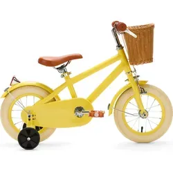 Generation Retro 12 Zoll Gelb – Kinderfahrrad mit Korb - Gelb