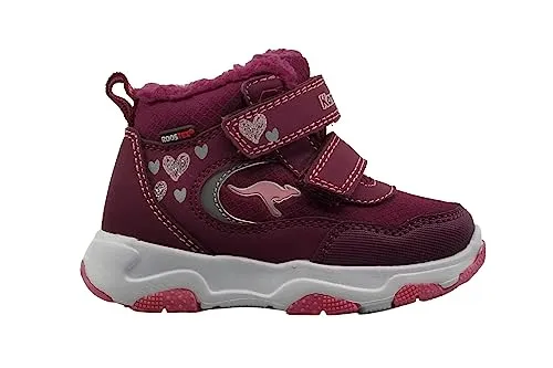KangaROOS Jungen Mädchen KS-Freezer V RTX Stiefel, dk Berry/Dusty Rose, 25 EU