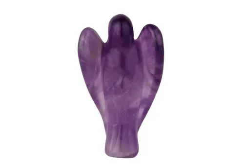 Morella Edelstein Engel Handschmeichler, Amethyst Edelstein in Engelsform