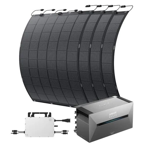 Flexibles Balkonkraftwerk 900Wp mit Anker Solarbank – Kompaktes Solarpanel Komplettset