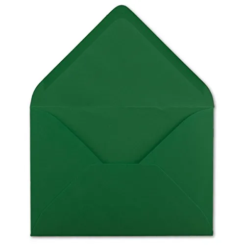DIN C6 Briefumschläge Dunkelgrün