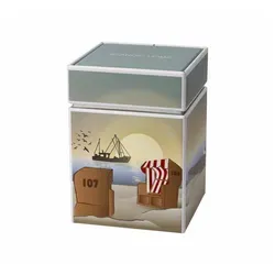 Goebel Teedose Sunset Mood, Metall bunt von Goebel