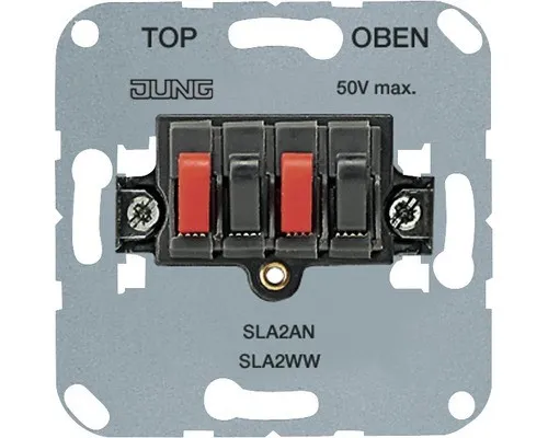 Jung SLA 2 AN Stereo Lautsprecher-Anschlussdose