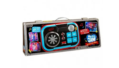 My Real Jam DJ Pult mit Koffer - Entdeckerspielzeug für kreative Kids – Vier spannende Spielmodi und Bluetooth-Konnektivität für interaktiven Musikspaß!