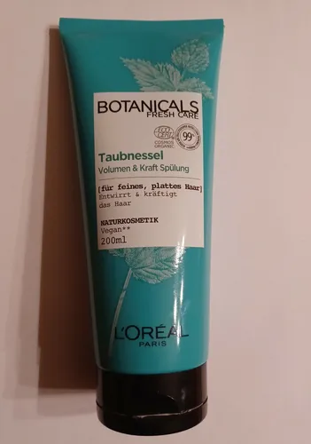 Botanicals Taubnessel Volumen & Kraft Conditioner ohne Silikone, 200 ml - Shampoos & Spülungen, ideal für feines Haar, spendet Volumen und Kraft ohne Silikone für ein gesundes Haargefühl.