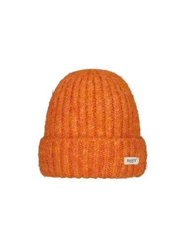 Barts Damen Wellawaya Mütze - Orange, ONE SIZE - Stylische Strickmütze aus funktioneller Materialkombination mit recyceltem Polyester, ideal für kalte Tage.