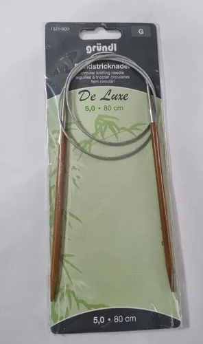 Gründl Rundstricknadel De Luxe 80cm/5mm