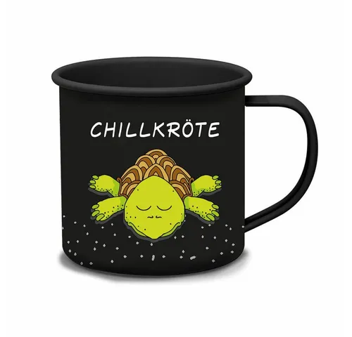 PPD Tasse Chillkröte Metal Mug D@H 350 ml, Metall