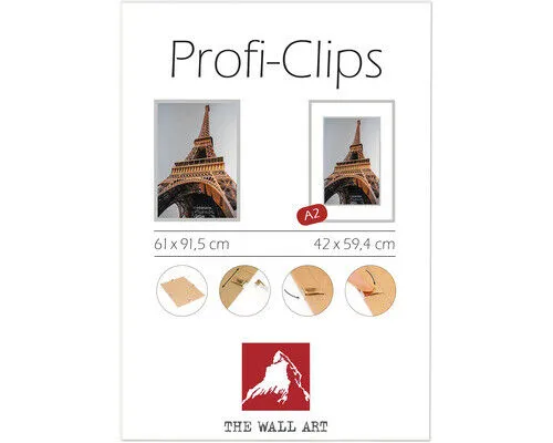 Cliprahmen Posterrahmen 61x91,5 cm mit Anti-Reflex-Glas - Bilderrahmen ohne Rahmen, ideal für kreative Präsentationen, schützt Ihre Poster vor Blendung und sorgt für klare Sicht.