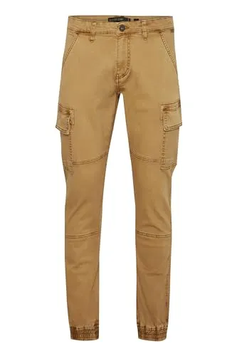 Indicode IDBromfield Herren Cargohose - Wanderhosen aus strapazierfähiger Baumwollmischung mit praktischen Cargotaschen, ideal für Freizeit und Outdoor-Aktivitäten.